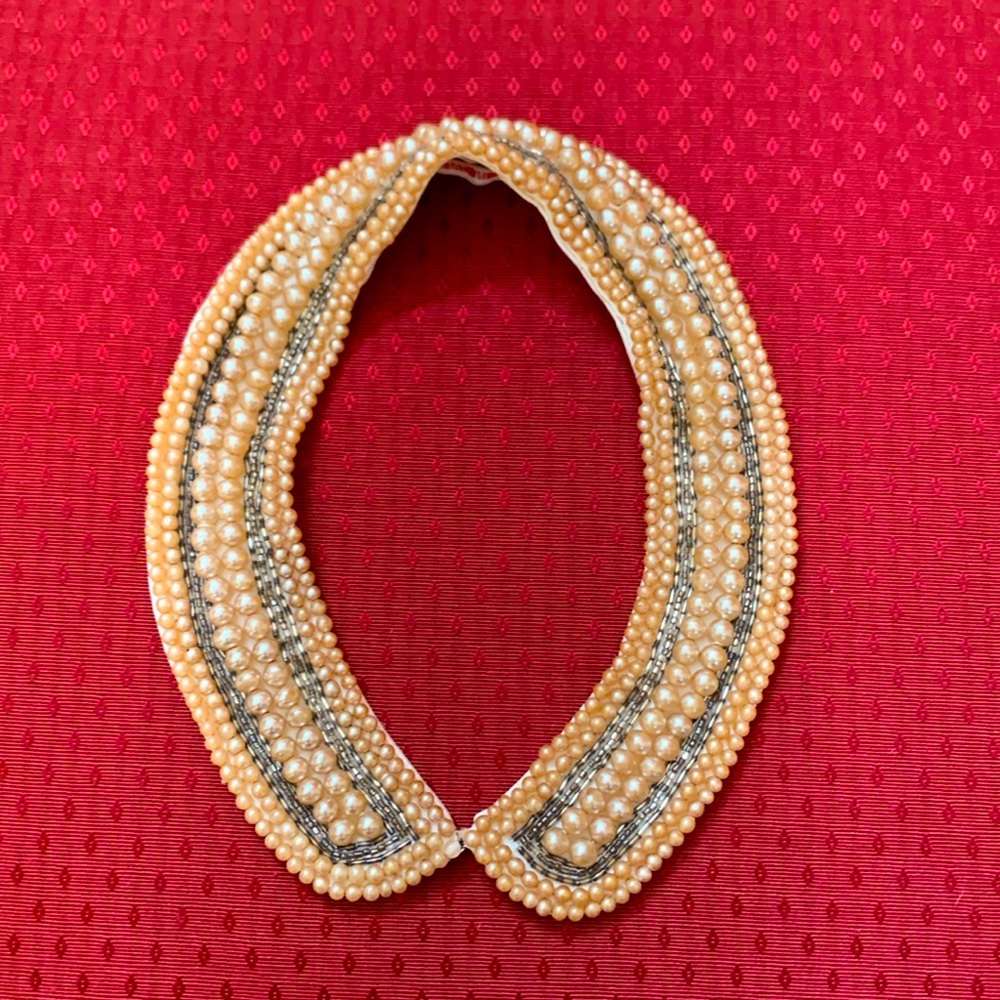 Vintage Pearl Collar Necklace